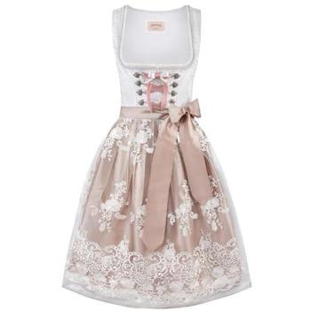 Aurelie Dirndl für Damen in Weiß (Größe 44) von Stockerpoint