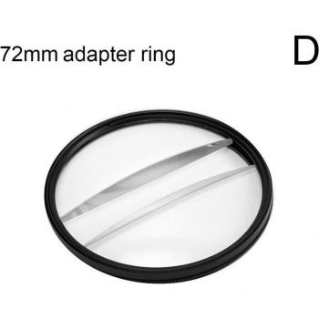 77mm Split Diopter Lens Filter with Rotating Prism and Changeable Rings