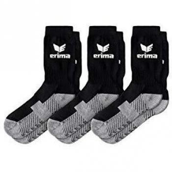Erima Black Sports Socks 3-Pack