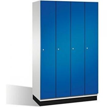 Umkleidespind mit Sockel 1200mm Enzianblau