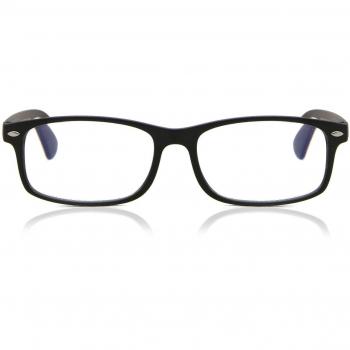 Montana HBLF83 Blaulichtfilter Brille – Matt Schwarz, Unisex, Rechteckig