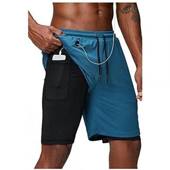 UltraFit Peacock Blue Workout Short