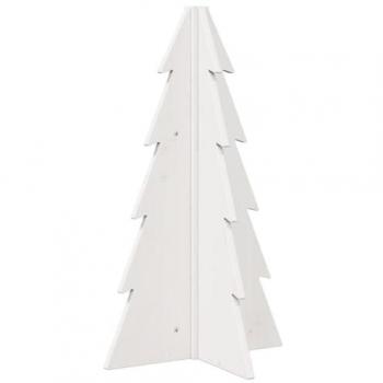 Vidaxl Christmas Tree Decoration White 69.5 cm Solid Wood