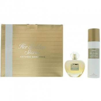Coffret Luxe Banderas Femme – Parfum 80 ml + Déodorant 150 ml, Nuances Fruitées et Florales, Accord Vanillé