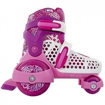 SFR Stomper Adjustable Boys/Girls Roller Skates Blue/Pink