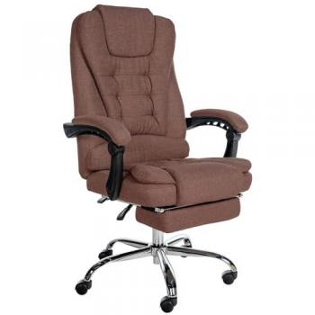 CLP Chaise de Travail Oxygen – Tissu ou Similicuir Marron