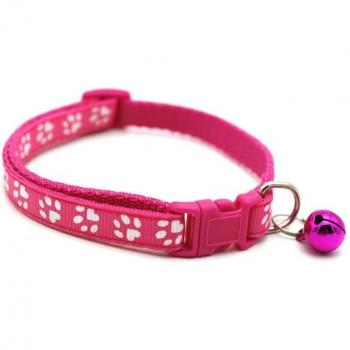 Cheervivi Cute Footprints Adjustable Pet Collar