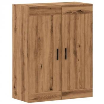 Armoire murale chêne artisanal 69,5 × 34 × 90 cm bois d’ingénierie – Vidaxl