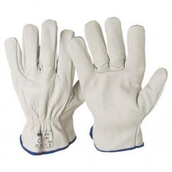 Guante Industrial en Piel Blanca, Serie R-7140, Talla 8