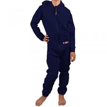 Hoppe Junior Trainingsanzug – Einteiler in Marineblau, 158–164 cm