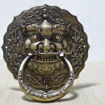 Animal Head Vintage Kirin Door Handle 16cm