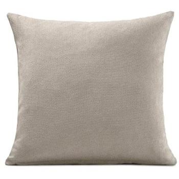 Luxury Taupe Chenille Seat Pillow – 22 Square