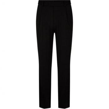 Jöpp! Herren Hose Schwarz Jersey – moderne Passform, Größe 54