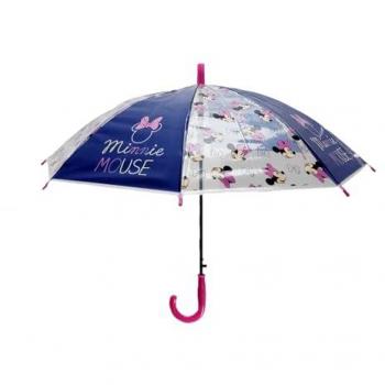 Rosa Ombrello Disney Minnie Semi-Automatico per Bambine