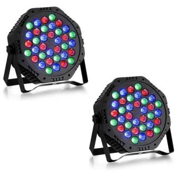 COSHANO Focos de Discoteca RGB DMX (2 Unidades)