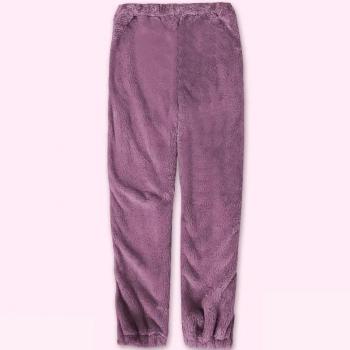 Weicher Flanell Bademantel mit Kapuze für Damen im Winter