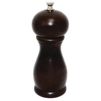 Olympia Classic Dark Wood 6-Inch Manual Salt & Pepper Mill