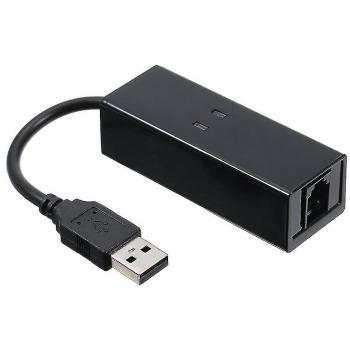 Dispositif modem USB 56 k V.92/V.90 Noir – Fax & Télécopie