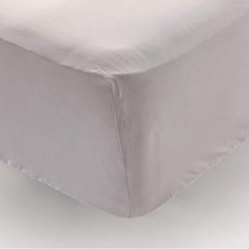 Sábana Bajera Algodón 100% Gris 180 Hilos