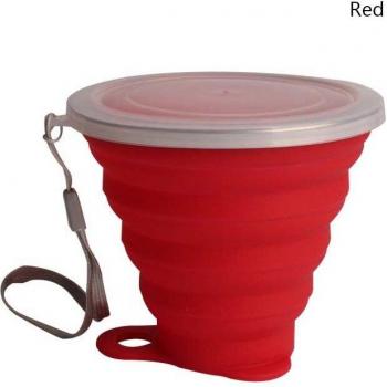 Travel-Friendly Silicone Folding Mug