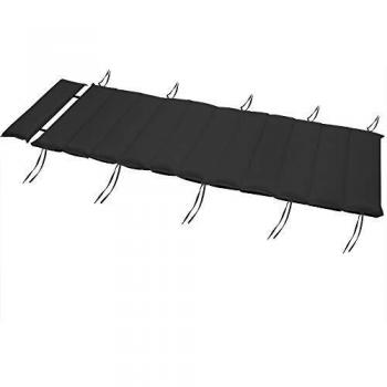 Cuscino per lettino sauna traspirante antracite