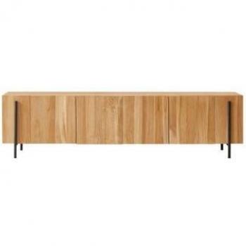 Tikamoon TV-Bank Honorine aus Teak 170 cm