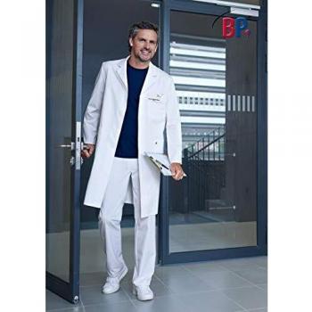 Unisex-Mantel BP 1656, Langarm, 3XLn, weiß