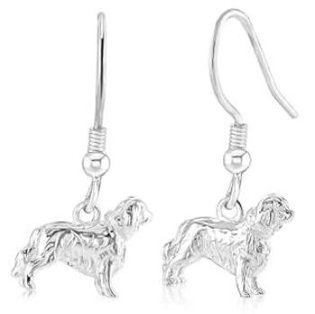 Elegant King Charles Hook Earrings in Sterling Silver