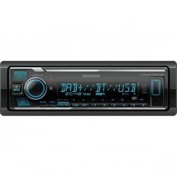 Kenwood KMM-BT508DAB mit DAB+ Antenne Bluetooth Autoradio 1-DIN für Siri Spotify