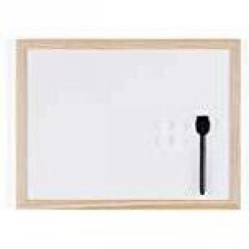 Tableau blanc avec cadre en bois Bi-Office 400 mm x 300 mm