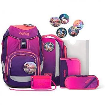 Komplettes Ergobag Schulrucksack‑Set (6 Stück)