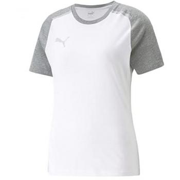 TeamCUP Casuals Damen T-Shirt Puma Weiß XL (F04)