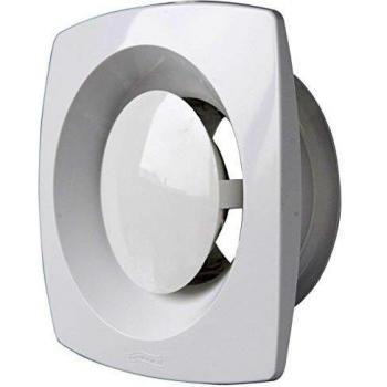 Grille de ventilation en PVC First Plast – bouche d’extraction VMC Ø100 – 125 mm, couleur grise