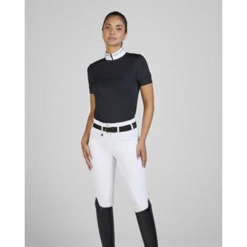 FS25 Pikeur Sport‑Turniershirt für Frauen – 38, schwarz
