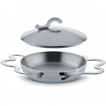 Multiplying Egg Pan, AM42 Tegamino by Alessi, Stainless Look