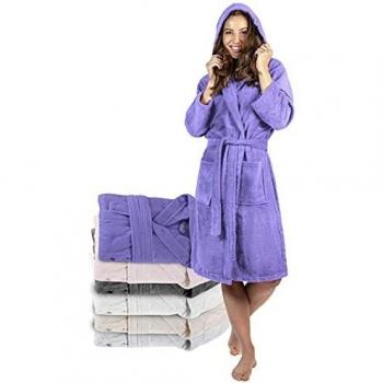 Cappuccio & Tasse Accappatoio Donna Assorbente Oeko‑Tex – vestaglia doccia