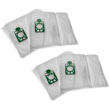 Vacuum Bag Replacement Pack for Numatic 604015 – 20 Units (Microfleece, 40 x 41 cm, White)