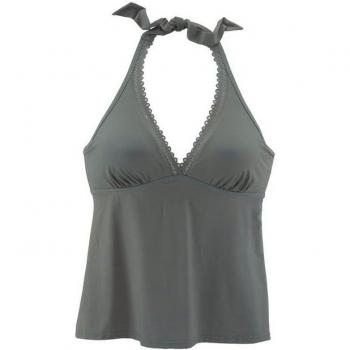 Bügel-Tankini-Top s.Oliver Aiko, Häkeloptik, Gr. 38
