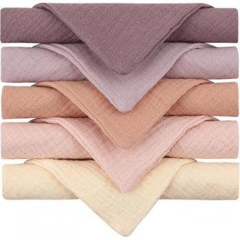 5pcs Absorbent Baby Washcloths