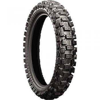 Rueda trasera de moto con neumático Bridgestone X30 R (TT, 63M)