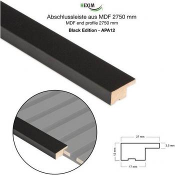 Hexim Wanddekoobjekt APA12 – Flexible Lamellenwand aus Holz & MDF