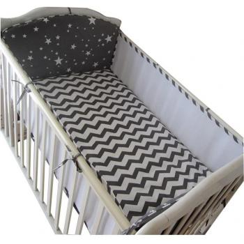 Cotton Baby Crib Bumper Set