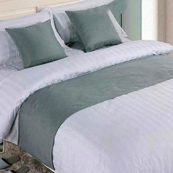 BAMCQ Tapis Couverture de lit Gris Clair