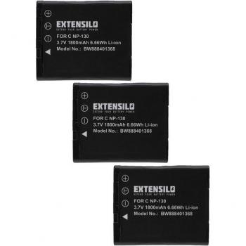 Extensilo Casio Exilim Akku 1800 mAh Li-Ion