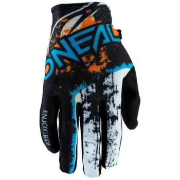 Gants Motocross O'Neal Sniper Elite Noir Orange Taille M