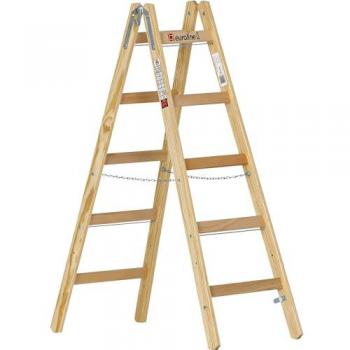 Scala a libro Euroline con pioli in legno