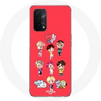 BTS BT21 Poster Case for Oppo A74 5G