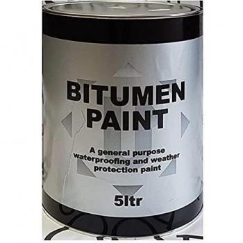 Rose Black Bitumen Roof Paint 5 Liter