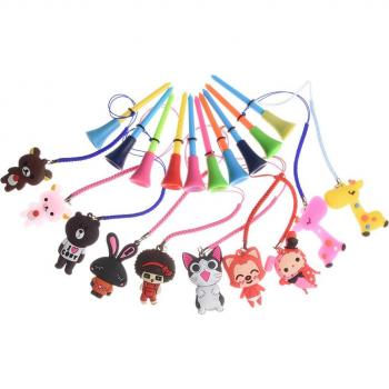 Kleurrijke Rubber Golf Tees met Balhouder