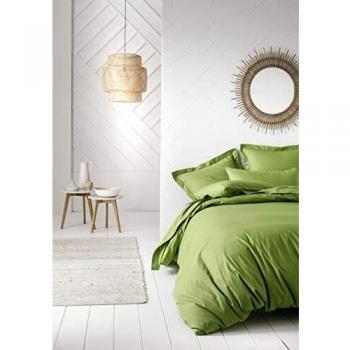 Housse de couette en coton 100% TODAY, couleur bambou, 240x260 cm